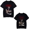 OUHZNUX T-Shirt Lorna Shore, T-Shirt Rock Stampata Rossa da Uomo Felpa Oversize da Donna, Top da Strada con Banda Hip-Hop