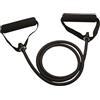 Generic Fascia di resistenza in gomma per fitness, con manici, tubi elastici per allenamento fitness, per uomo/donna (nero) (13,6 kg)