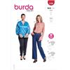 burdastyle Burda Style Sewing Pattern B5780 - Cartamodello per camicetta da donna