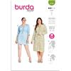 burdastyle Burda Style Sewing Pattern B5732 - Cartamodello per vestito e camicetta da donna