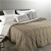 Caleffi 73938 Microfibra Mia Calduccia Coperta Mezza Stagione per Matrimoniale Letto, Tortora