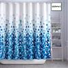 ARICHOMY Tenda da doccia, in poliestere, set di tende da doccia in tessuto da bagno, tende autunnali, impermeabile, colorata, divertente, con dimensioni standard 182 x 183 cm (blu)