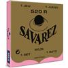 Savarez Nylon Traditional - 520R - Chitarra da concerto - Set di 6 corde - Alta tensione - Tensione del set: 36,3 kg/80,26 lbs
