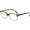 INDUSTRIE OTTICHE ITALIANE SRL Occhiali Corpootto Trendy Tartaruga-Verde +3,00
