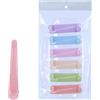 Wambere Set di 12 fermagli per capelli, forcine per capelli, parrucchiere, forcine antiscivolo, forcine a coccodrillo con denti, per acconciature semplici e tagliate, colore 78 mm