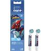 Oral-B Starwars, testine di ricambio per spazzolino da denti, 2 pezzi (la confezione può variare)