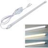 STBTECH Lampada LED da incasso da cucina, 230 V, 43 cm, con spina e interruttore, 6 W, 500 lm, luce per piano di lavoro, armadio, 3 colori di luce bianco freddo/bianco neutro, regolabile