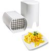 Tissting Taglia pasta per Patatine Fritte Taglia Rapidamente le Verdure a Cubetti 5,3 X 3,7 X 3 Pollici Strumento Manuale per Patate a Mano Tritatutto per Alimenti Affettatrice di Mele Taglierina per Verdure