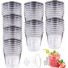 Giaeyhm JCAKES 50 bicchieri da cocktail in plastica, 200 ml, bicchieri da plastica rigida lavabili,bicchieri acqua, riutilizzabili bicchieri plastica,per feste, matrimoni, banchetti