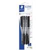 Staedtler Medium Stick 430 - Penna a sfera, confezione da 6, colore: nero