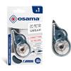 OSAMA - Bianchetto a Nastro, 1 Pezzo x 20 Metri, Correttore a Nastro Cancelleria Scuola e Ufficio Antiscivolo con Impugnatura Gommata - Scolorina per Cartoleria Scorrevole e Coprente, Colori Assortiti