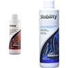 Seachem Laboratories Inc Seachem Prime biocondizionatore per Acqua Dolce e Marina - 250 ml & Stability stabilizzatore per acquari - per acquari d'Acqua Dolce e marini - 250 ml