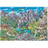 Heye Puzzle Alpine Fun Tanck Confezione Triangolare, 1000 Pezzi, 50 x 70 cm, VD-29680