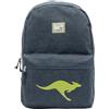 KangaROOS Zaino K-Classic, K Blue/Lime, Mittelgroße, Classico