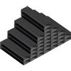 PATIKIL Graffette per Sparapunti, 2pz 26/6 Standard Lunghezza 1/4 Pollice Graffette per Forniture Ufficio, Nero