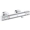 GROHE QUICKFIX, Precision Feel, Miscelatore termostatico per doccia, limitatore di portata GROHE EcoButton blocco sicurezza 38, Cromo, 34790000