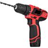 Nictemaw Trapano avvitatore a batteria professionale, 12 V, con accessori da 77, coppia 28 Nm, 2 marce