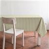 GAMUSI Tovaglia antimacchia quadrata tessuto cotone impermeabile a righe verde, 160 x 160 cm