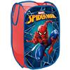 SUPERDIVER - Cesto pieghevole di Spiderman, Licenza Ufficiale Marvel: perfetto per giocattoli e vestiti. Compatto (36x36x58 cm), sicuro e facile da riporre. Ideale per bambini e bambine.