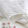 emmevi Tovaglia Plastificata Ricamata Pizzo 3D Bianca D'orata Copritavolo Cucina Antimacchia 137X240 DIS_F