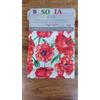 Pago Poco Tovaglia Quadrata Antimacchia Fantasia PAPAVERI MARGHERITE E FIORI COLORATI...100% Idrorepellente NO STIRO!!!! (140X140)