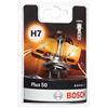 Bosch H7 Plus 50 lampadina faro, 12 V 55 W PX26d, lampadina x1