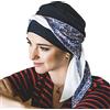 CAREBELL Sciarpa oncologica Smooth Cashmere Bambù per la perdita di capelli Headwear