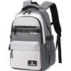 Amythe Zaino Scuola Media e Superiore per Ragazzo, 2025 Grande Zaini Scuola Ragazzi Impermeabile per 16 Laptop, Zainetto da Viaggio Casual Leggero e Moda, 30L-Grigio
