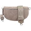 Blade Marsupio da donna, realizzato a mano, in pelle scamosciata, borsa a tracolla, marsupio in vera pelle con 2 cinghie larghe rimovibili/regolabili, borsa a tracolla italiana, regalo per te,
