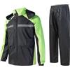 Vhersily Tuta Antipioggia Moto Uomo, Set di Giacca e Pantaloni da Pioggia Ripiegabile, Impermeabile Riflettente con Cappuccio Antivento, Traspirabile, Tutte Stagioni, per Scooter, Quad