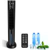 Taylor Swoden 3 in 1 Raffrescatore D'aria Portatile, Raffrescatore Evaporativo Silenzioso con Serbatoio da 6 l, Timer da 12 Ore, 3 Modalità, 3 Velocità, Telecomando,Oscillazione, 95 W, Nero