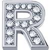 DonnaOro Elemento lettera R DonnaOro DCHF3319R.002 Oro Bianco con diamanti collezione Elements