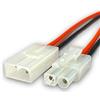 VUNIVERSUM 1 paio (2 pezzi) Premium Japan 13,5 mm maschio femmina con cavo in silicone da 30 cm 18 AWG per batteria Lipo cavo adattatore LED 13,5 mm accoppiamento compatibile con modelli Tamiya