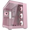 Cougar Gaming FV150RGB Mini ITX, Micro-ATX e ATX - Doppia camera - Compatibile GPU 400 mm - ARGB - Raffreddamento avanzato - Fino a nove ventole (rosa)