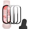 FDHYFGDY 3 pezzi Proteggi Schermo per Xiaomi Smart Band 10 pellicola protettiva, [Copertura Totale] Pellicola Sottile Composita HD, Piegatura Libera, [AntiGraffio] per Xiaomi MI Band 10