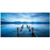 Inspire Stampa su tela Pontile, multicolore 70 x 140 cm