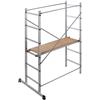 GIERRE Trabattello GIERRE Easy 100 in alluminio portata max 150 kg dimensioni 1,82x1,41x0,88 m altezza di lavoro 2.87 m