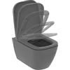 Ideal Standard Vaso WC sospeso IDEAL STANDARD i.life b, sedile escluso P 54 x L 35.5 x H 33.5 cm grigio / argento