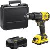 STANLEY FATMAX Trapano a percussione a batteria STANLEY FATMAX SFMCD715D1K-QW 18V 2Ah, 1 batteria