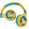 Lexibook, Cattivissimo me Minions, Cuffie Bluetooth 2 in 1 Stereo senza fili, volume sicuro per bambini, pieghevoli, regolabili, giallo, HPBT010DES