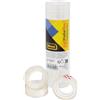 Idena 631044 - Pellicola adesiva 12 pezzi, 12 mm x 10 m, trasparente
