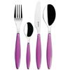 GUZZINI LINEA DETTAGLIO FEELING SET 24PCS POSATE VIOLA 23000077