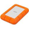 Seagate Lacie Hard Disk esterno 2.5" 2TB RUGGED MINI Alluminio e Arancione