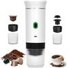 Umisu Macchina da caffè portatile, 3 in 1 Caffettiere Espresso Capsule e Caffè Macinato Macchina per Espresso Elettrico Riscaldamento Rapido per Ufficio Viaggi Campeggio Casa (Bianco)