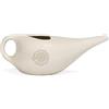 BODHI NETI POT - Brocca per il risciacquo nasale, in ceramica, con mandala o simbolo, per doccetta nasale (color oro)