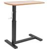 Doctorpoint Tavolino Servitore Da Letto Elite In Acciaio E Legno Mdf - 4 Ruote