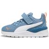 PUMA ANZARUN Lite AC Inf, Sneaker Unisex-Bimbi 0-24, Cool Blue White-Orange GLO, 24 EU