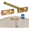 KOTARBAU® Copritutto doppio per cancello sinistro, destro, per costruzione, da giardino, con chiusura a chiavistello