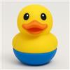 TensCare Digi Duckling+ - Termometro da bagno e giocattolo da bagno, LCD con spia LED rossa, senza BPA, in silicone morbido, batteria durevole, per neonati e bambini
