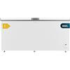 Cecotec Congelatore a pozzetto Bianco 500 Litri Bolero CoolMarket Chest 500 White E. 83,5 cm x 165 cm, Efficienza, Versatilità convertibile a Frigo, Compressore Inverter Plus, 2 ceste, Fast Freezing